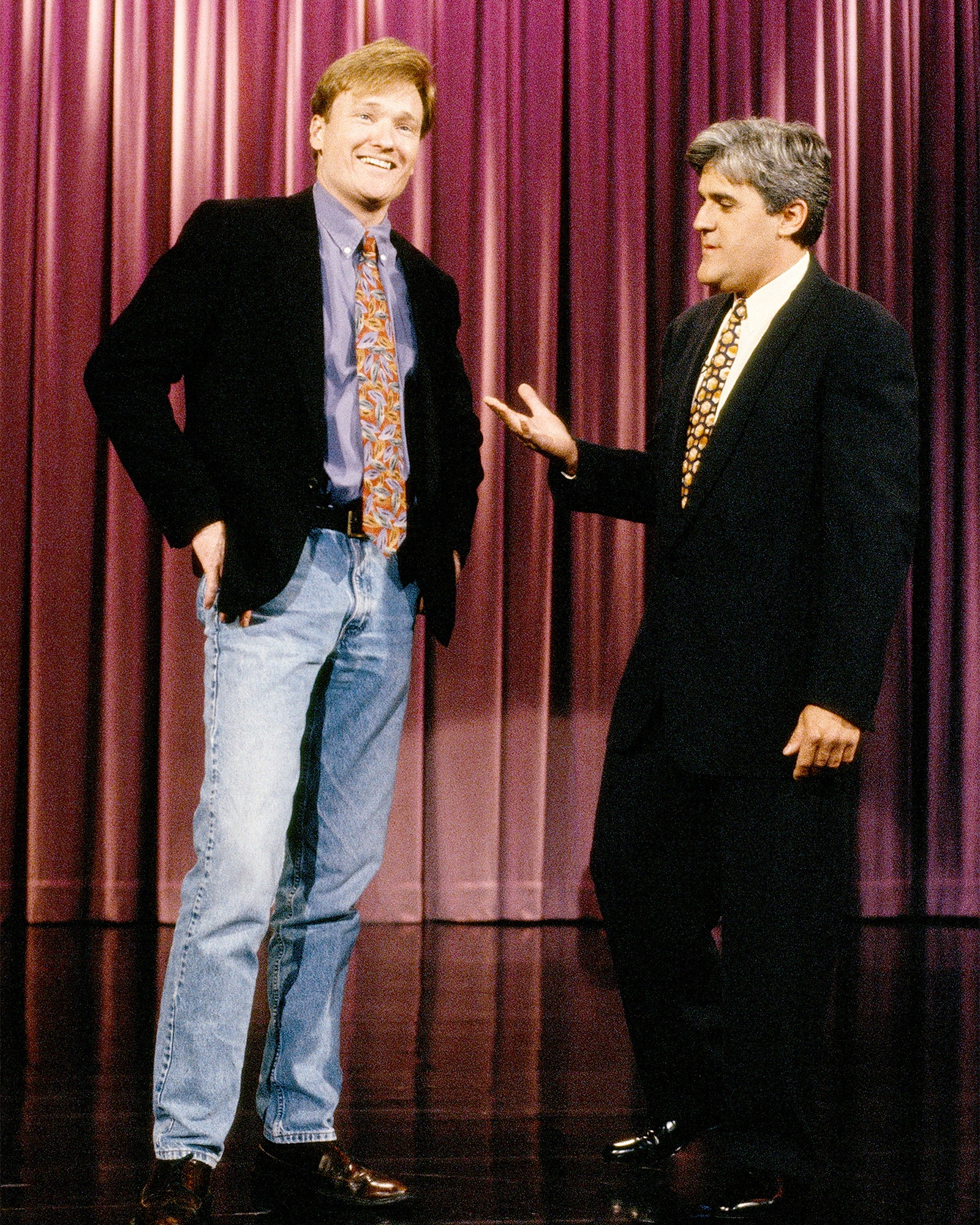 OBrien with Jay Leno.